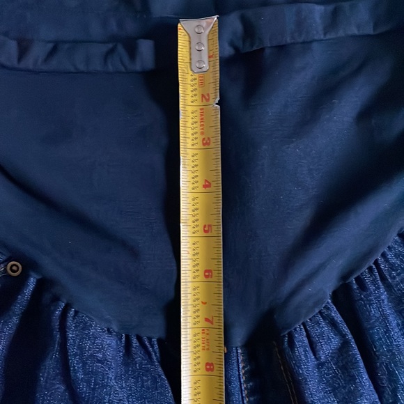 Hybrid & Company dark wash maternity jeans.  Size 3X - Picture 4 of 11